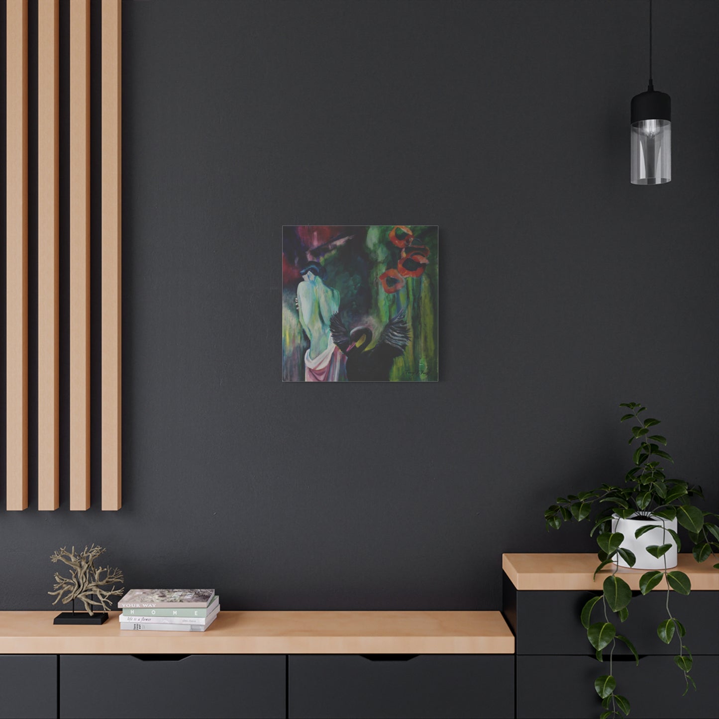 The Echoes of Silence Print, Modern Abstract Decor, Home Gallery, Gifts for Art Lovers, Colorful Canvas Print
