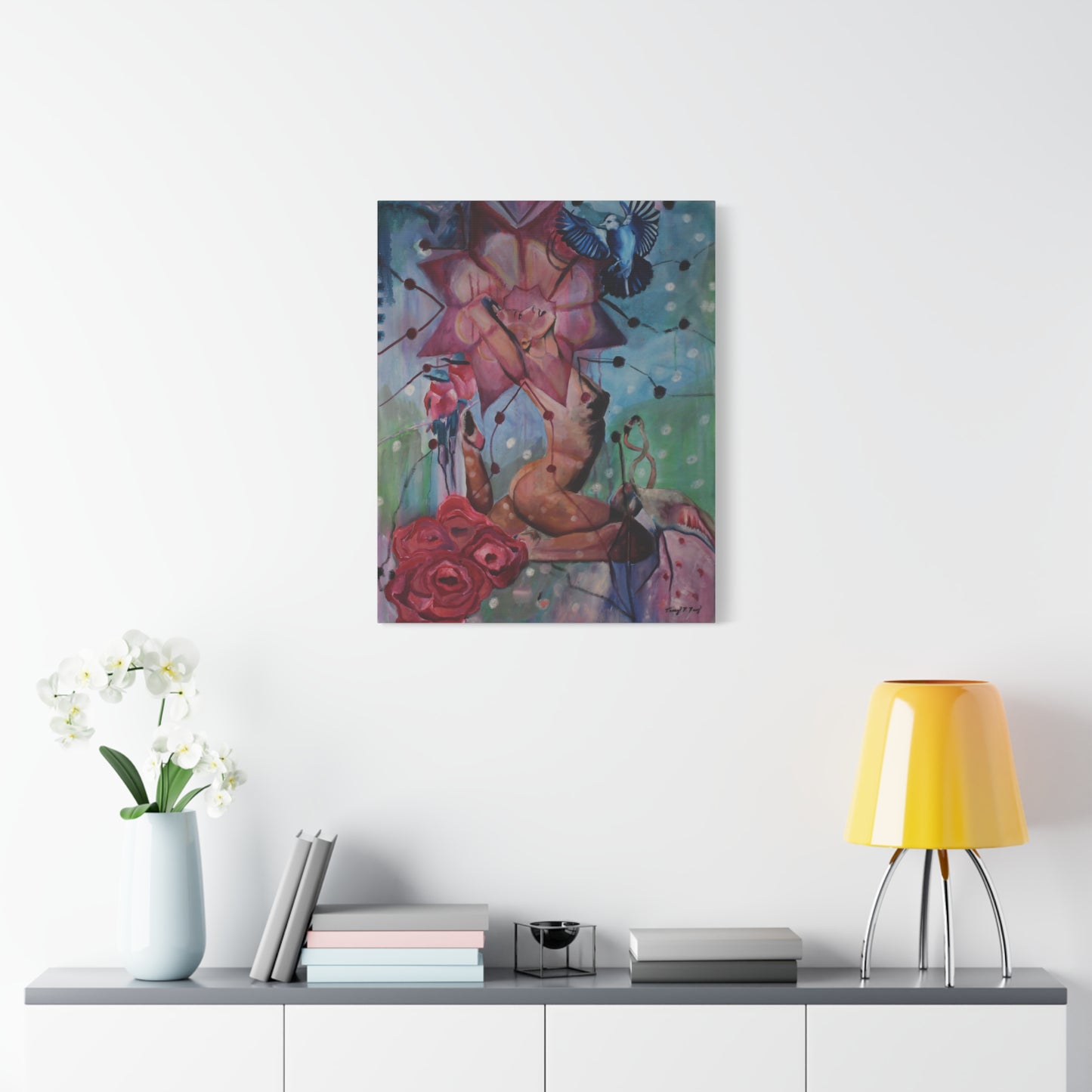 The Dance of Body and Soul Print, Colorful Wall Art Decor, Home Aesthetic, Gift for Art Lovers, Modern Gallery Style
