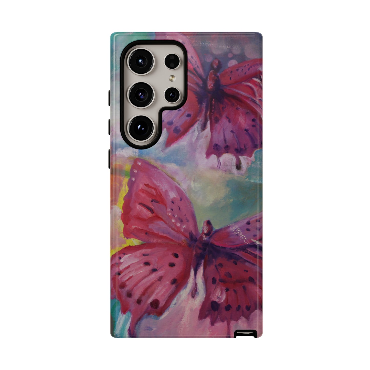Pink Butterfly Case