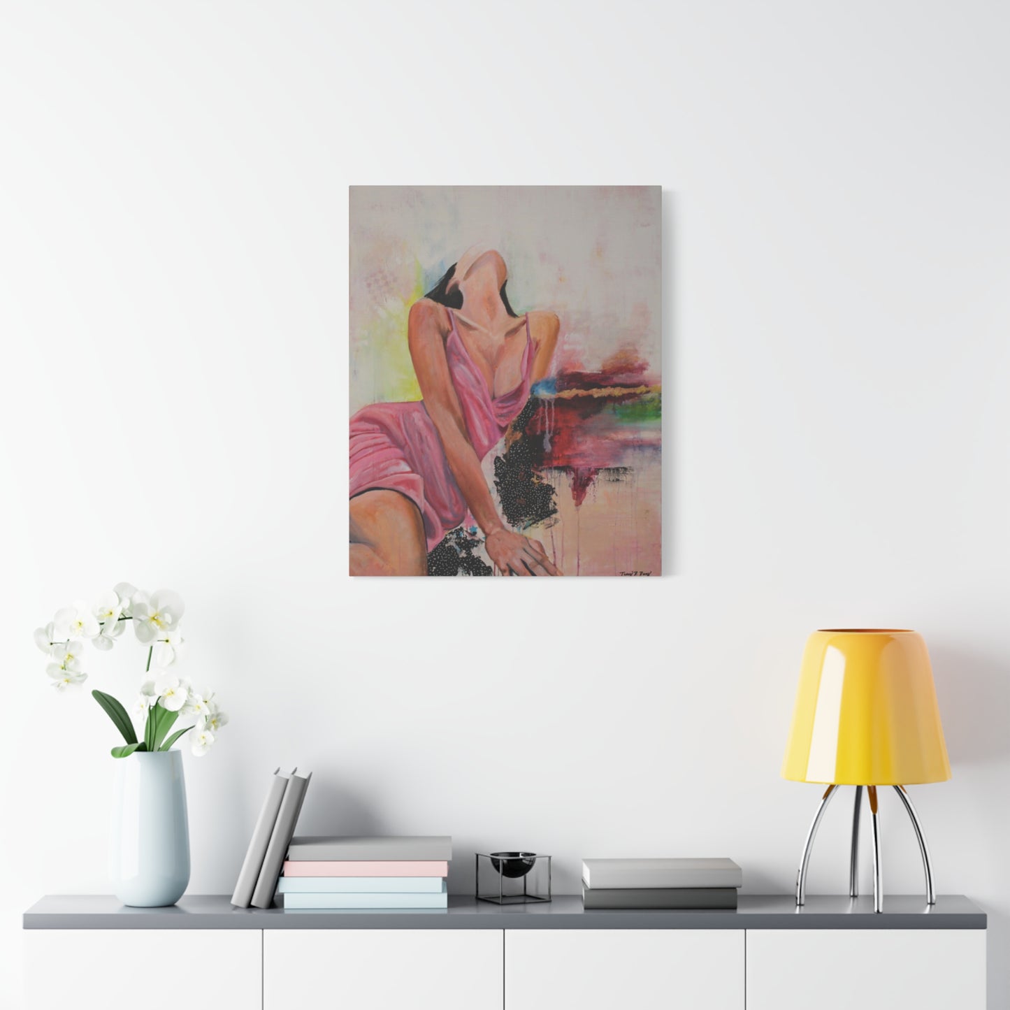 Direction of Creation Print, Elegant Female Portrait, Home Decor, Gift for Art Lovers, Modern Aesthetic, Unique Art Piece
