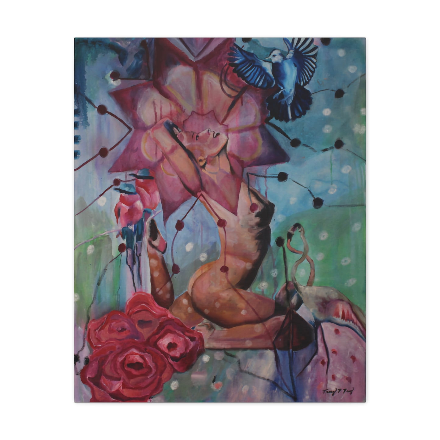 The Dance of Body and Soul Print, Colorful Wall Art Decor, Home Aesthetic, Gift for Art Lovers, Modern Gallery Style