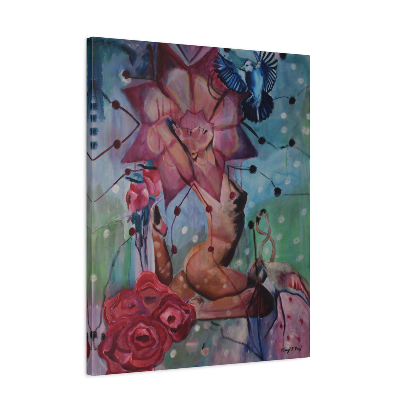 The Dance of Body and Soul Print, Colorful Wall Art Decor, Home Aesthetic, Gift for Art Lovers, Modern Gallery Style