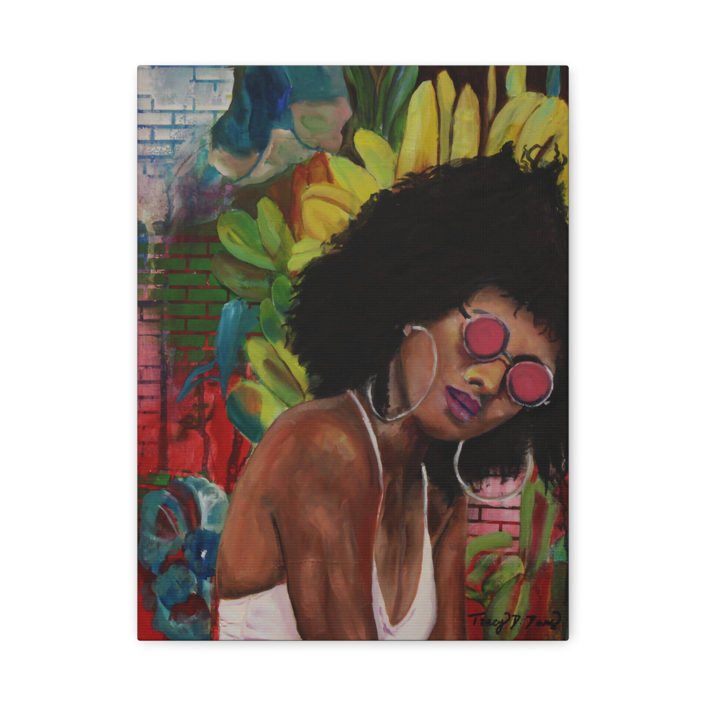 Boss Lady's Brownstone Tale Print, Wall Decor, Contemporary Artwork, Gift for Her, Home Aesthetic, Colorful Wall Art, Feminine Decor