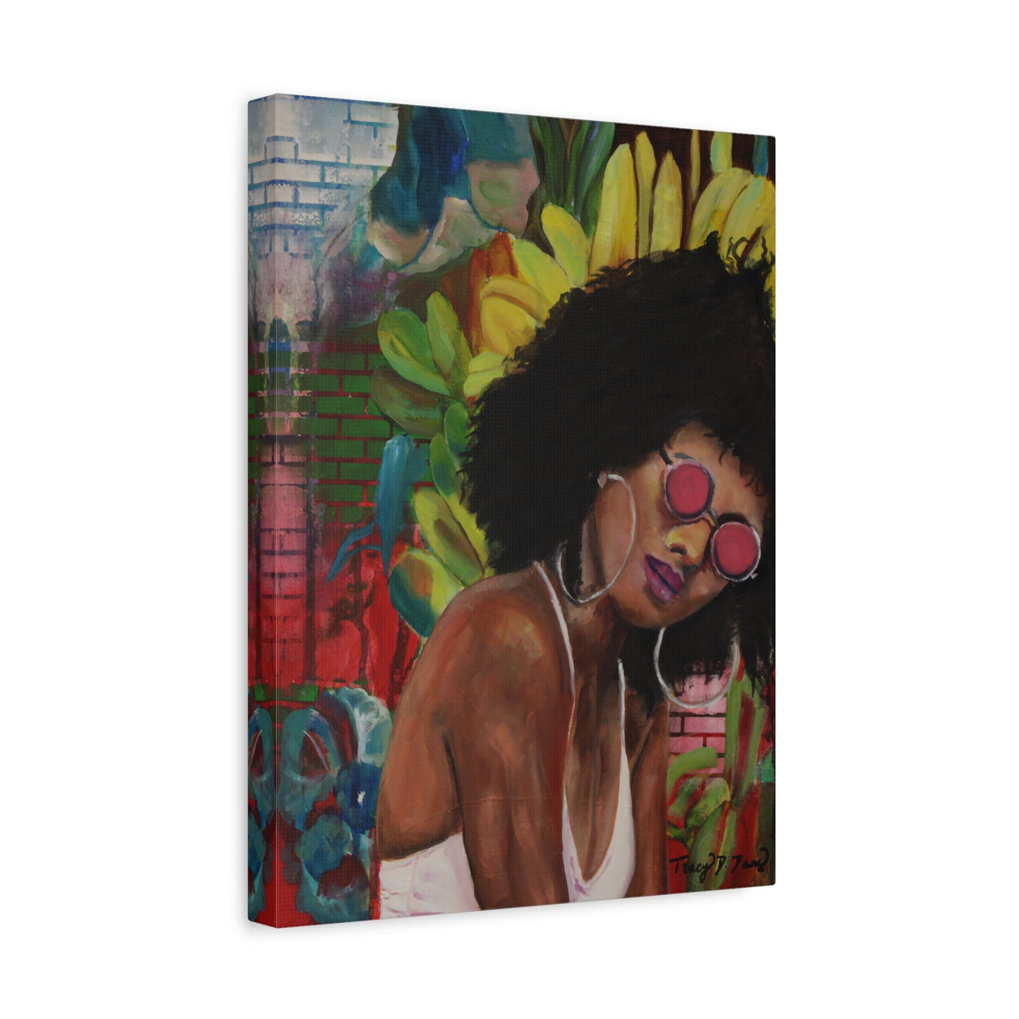 Boss Lady's Brownstone Tale Print, Wall Decor, Contemporary Artwork, Gift for Her, Home Aesthetic, Colorful Wall Art, Feminine Decor