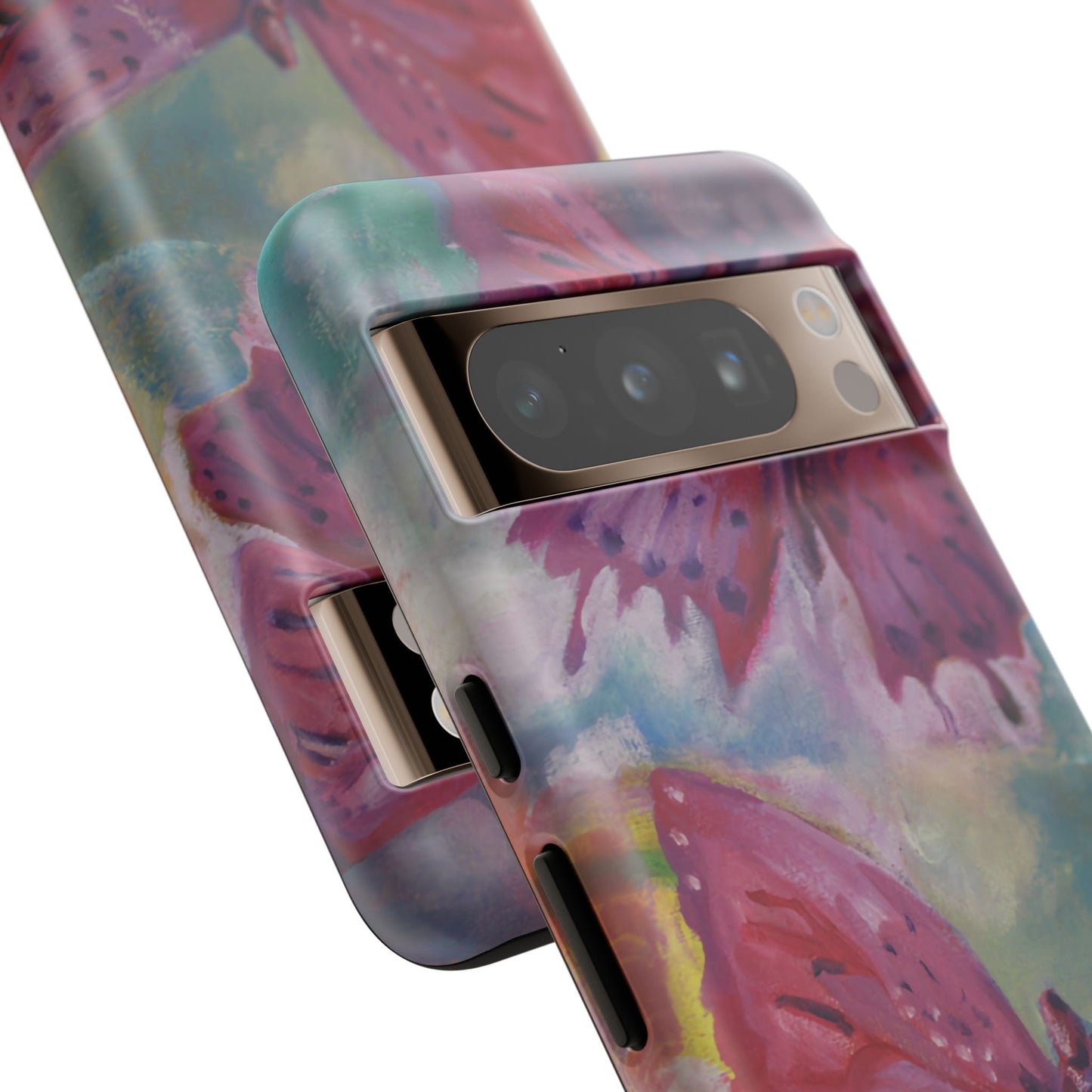Pink Butterfly Case - Tough Cases, Cute Phone Cover, Nature Lover Gift, Vibrant