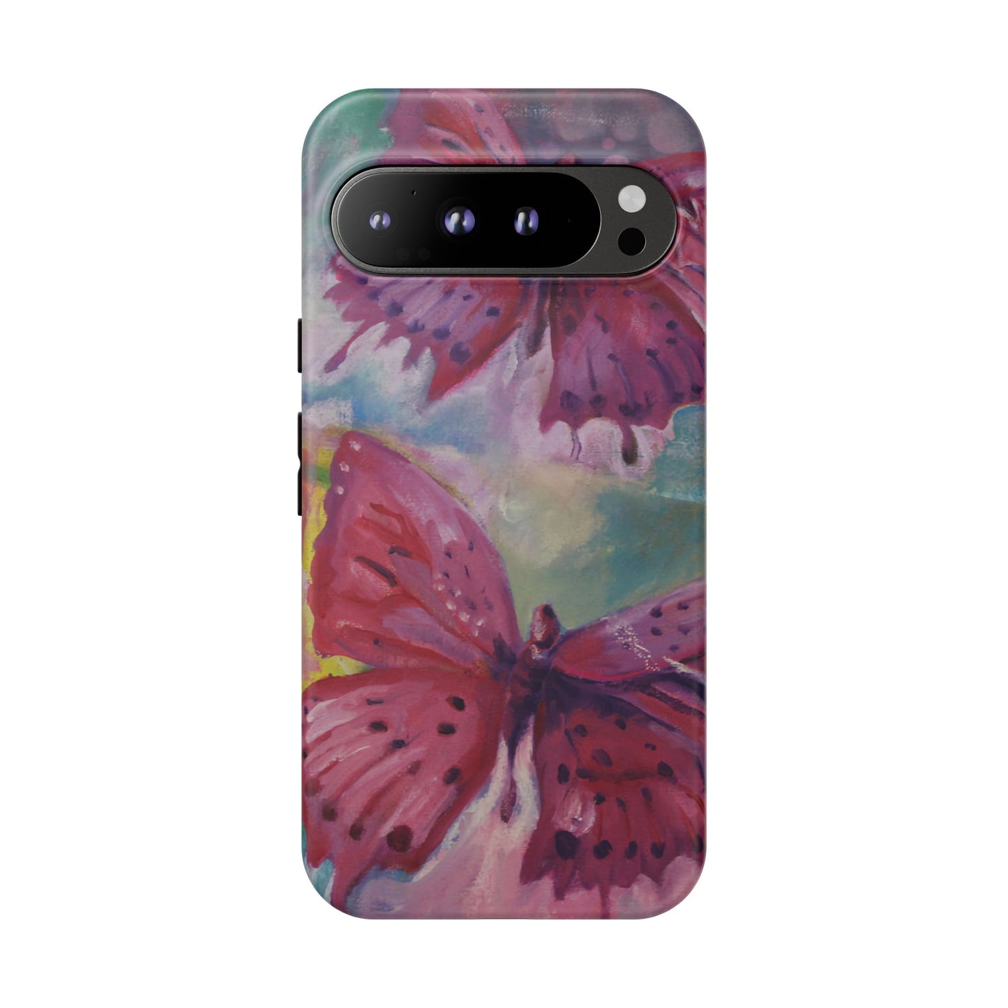 Pink Butterfly Case - Tough Cases, Cute Phone Cover, Nature Lover Gift, Vibrant