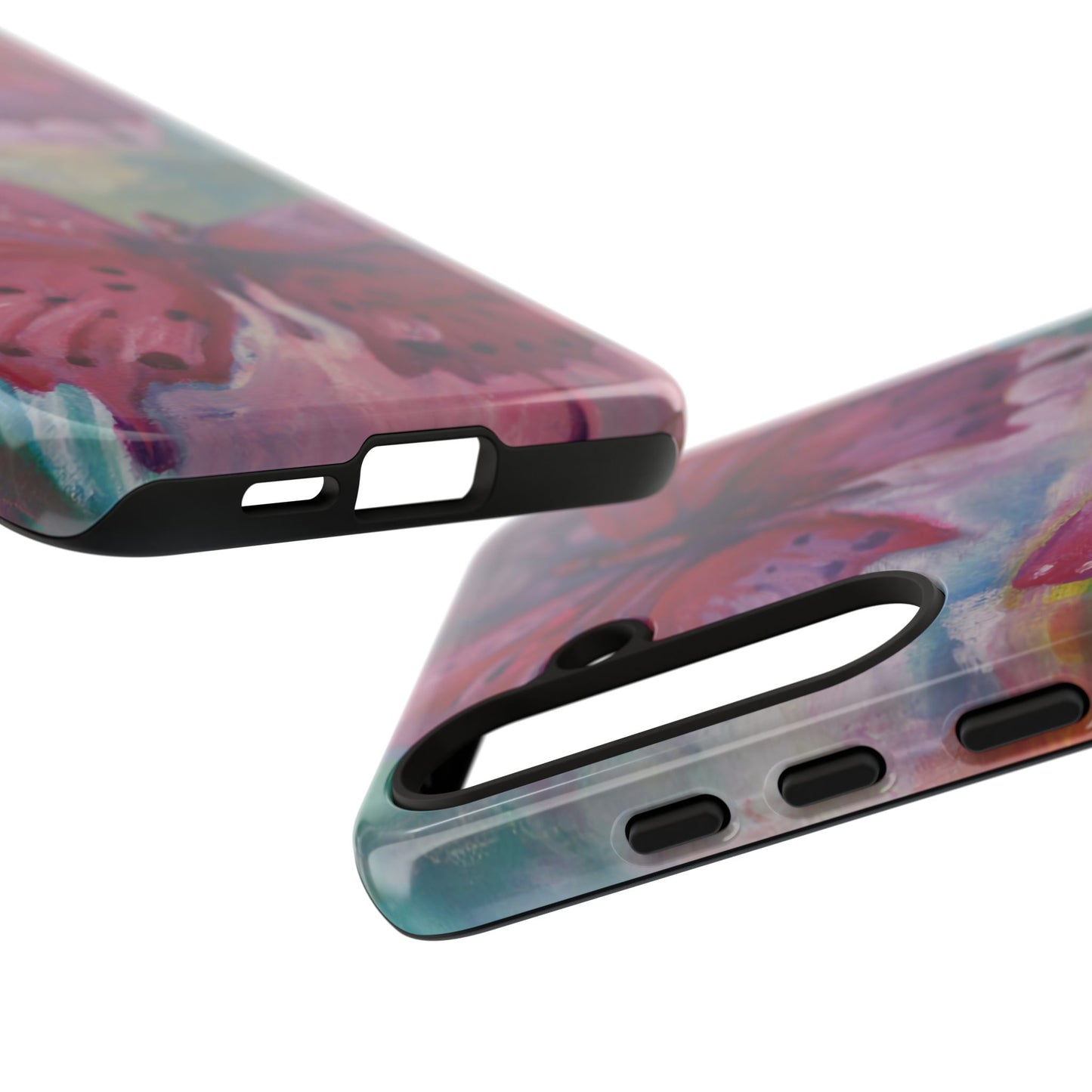 Pink Butterfly Case - Tough Cases, Cute Phone Cover, Nature Lover Gift, Vibrant