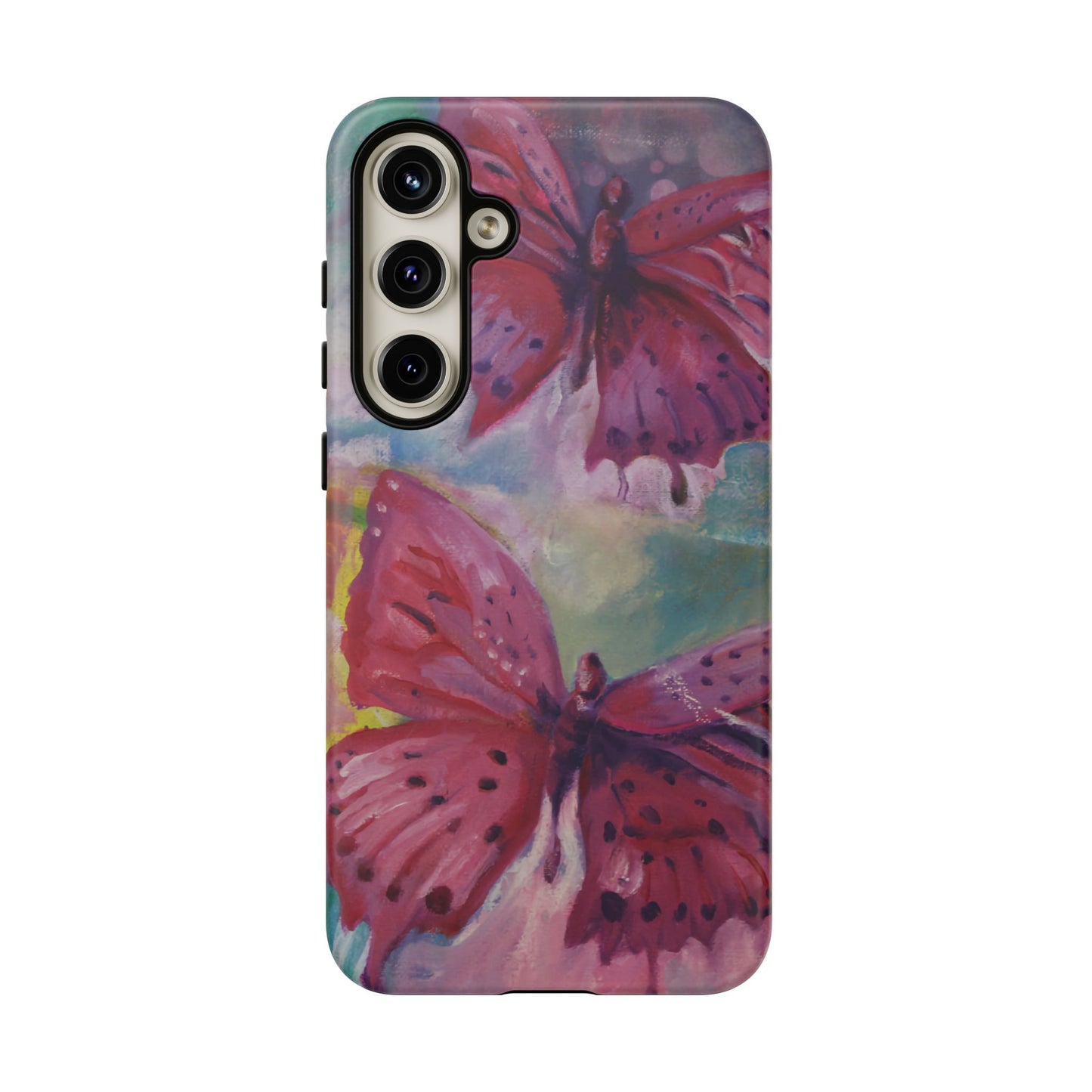 Pink Butterfly Case - Tough Cases, Cute Phone Cover, Nature Lover Gift, Vibrant