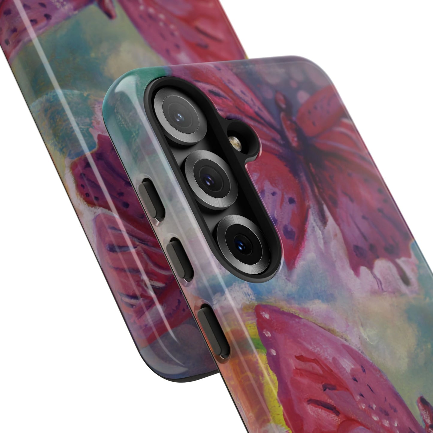 Pink Butterfly Case - Tough Cases, Cute Phone Cover, Nature Lover Gift, Vibrant