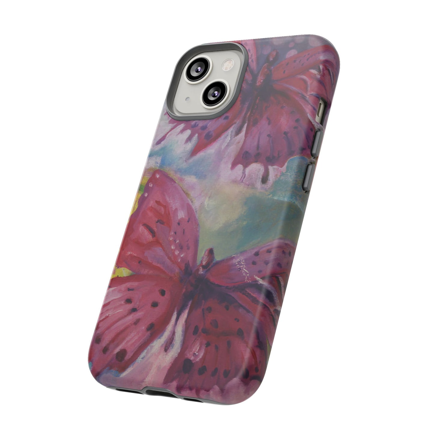 Pink Butterfly Case - Tough Cases, Cute Phone Cover, Nature Lover Gift, Vibrant