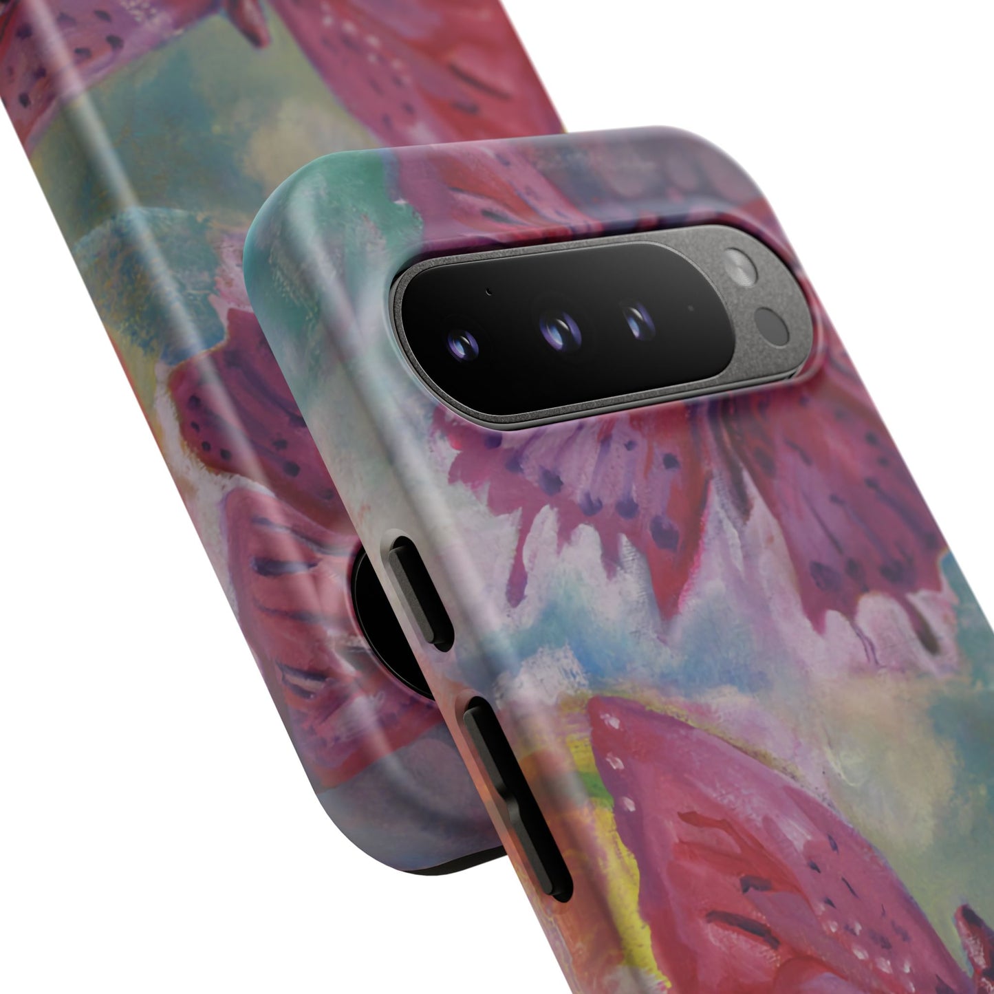 Pink Butterfly Case - Tough Cases, Cute Phone Cover, Nature Lover Gift, Vibrant