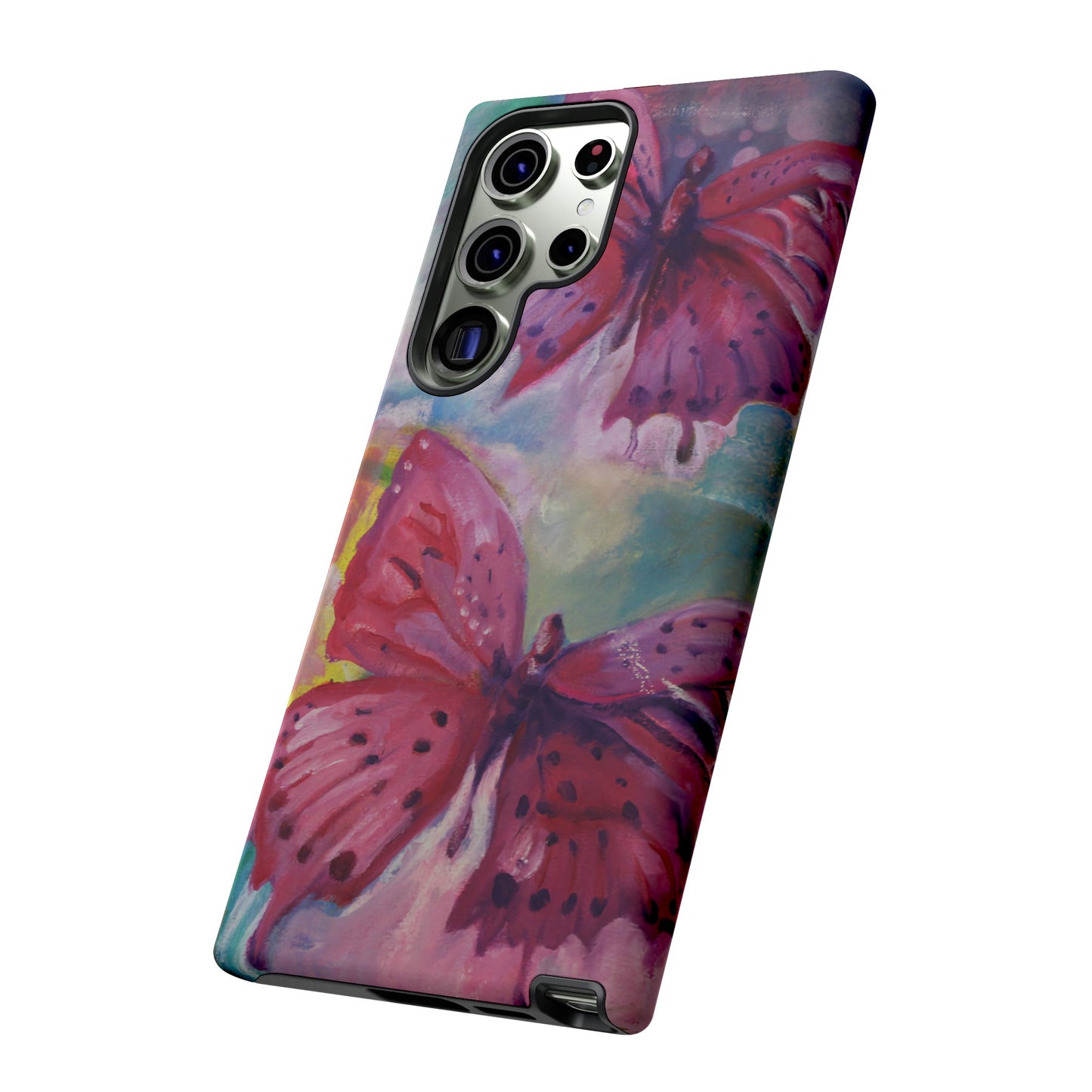 Pink Butterfly Case