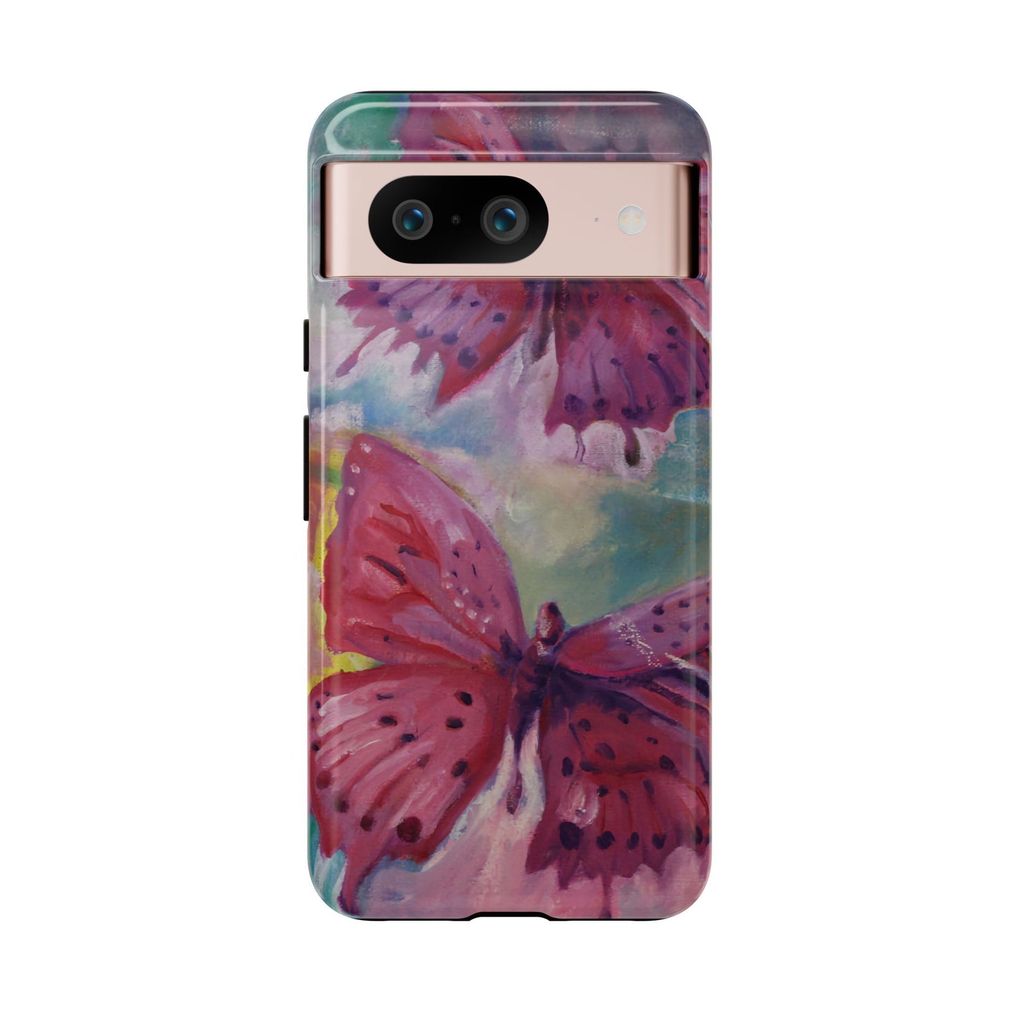 Pink Butterfly Case - Tough Cases, Cute Phone Cover, Nature Lover Gift, Vibrant
