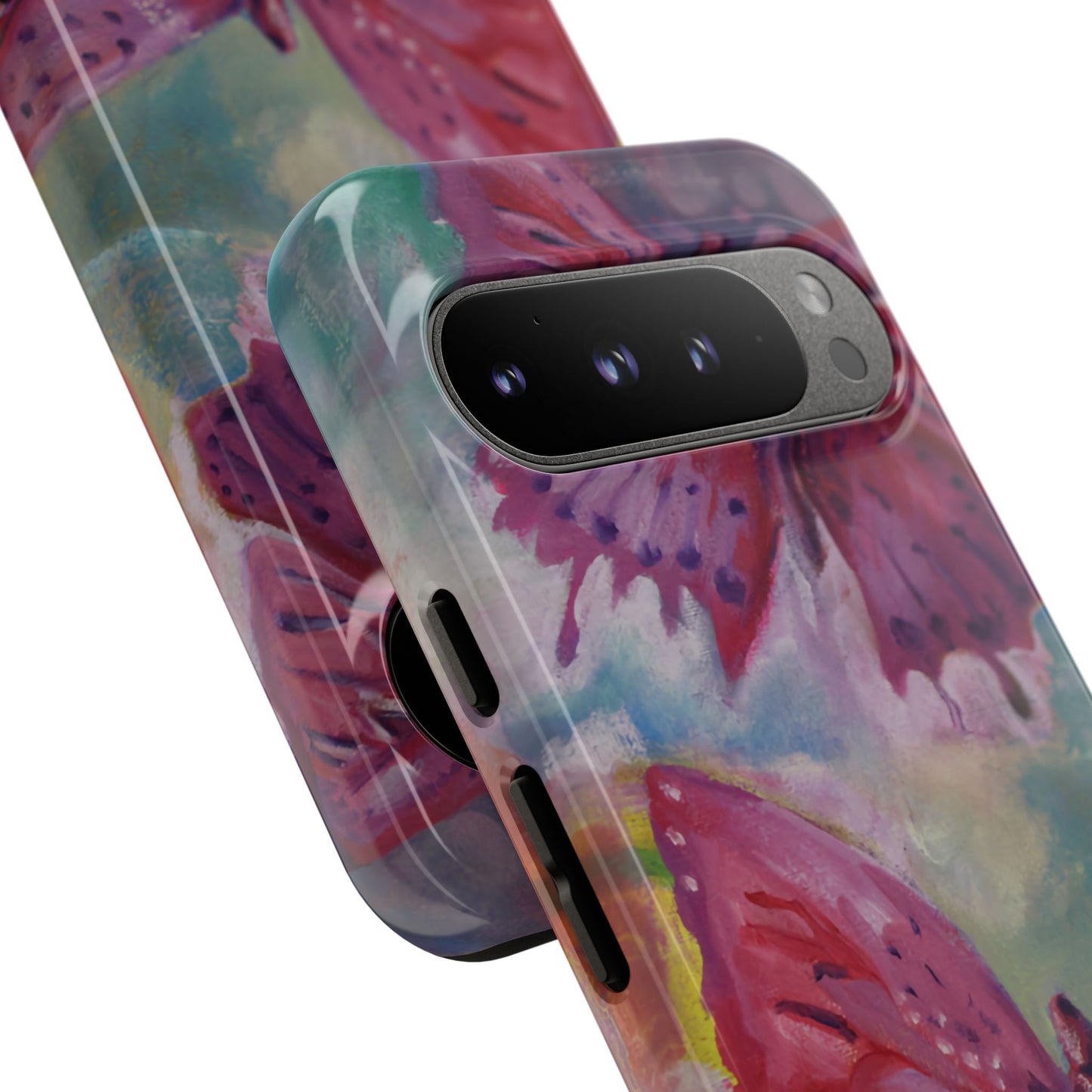 Pink Butterfly Case - Tough Cases, Cute Phone Cover, Nature Lover Gift, Vibrant