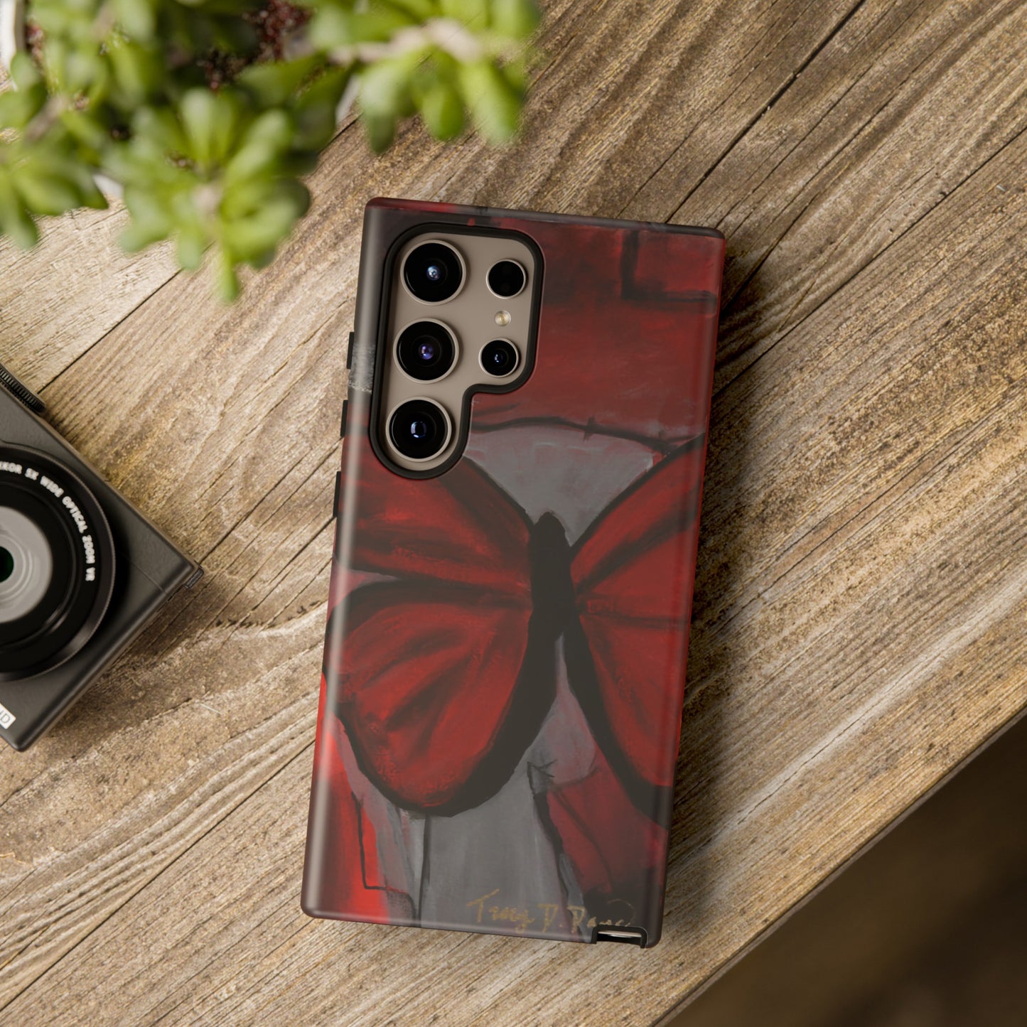 Red Butterfly Phone Case