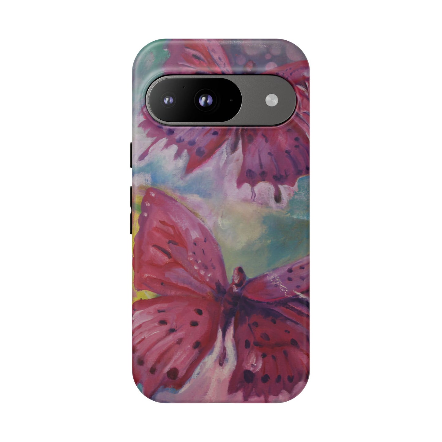 Pink Butterfly Case - Tough Cases, Cute Phone Cover, Nature Lover Gift, Vibrant