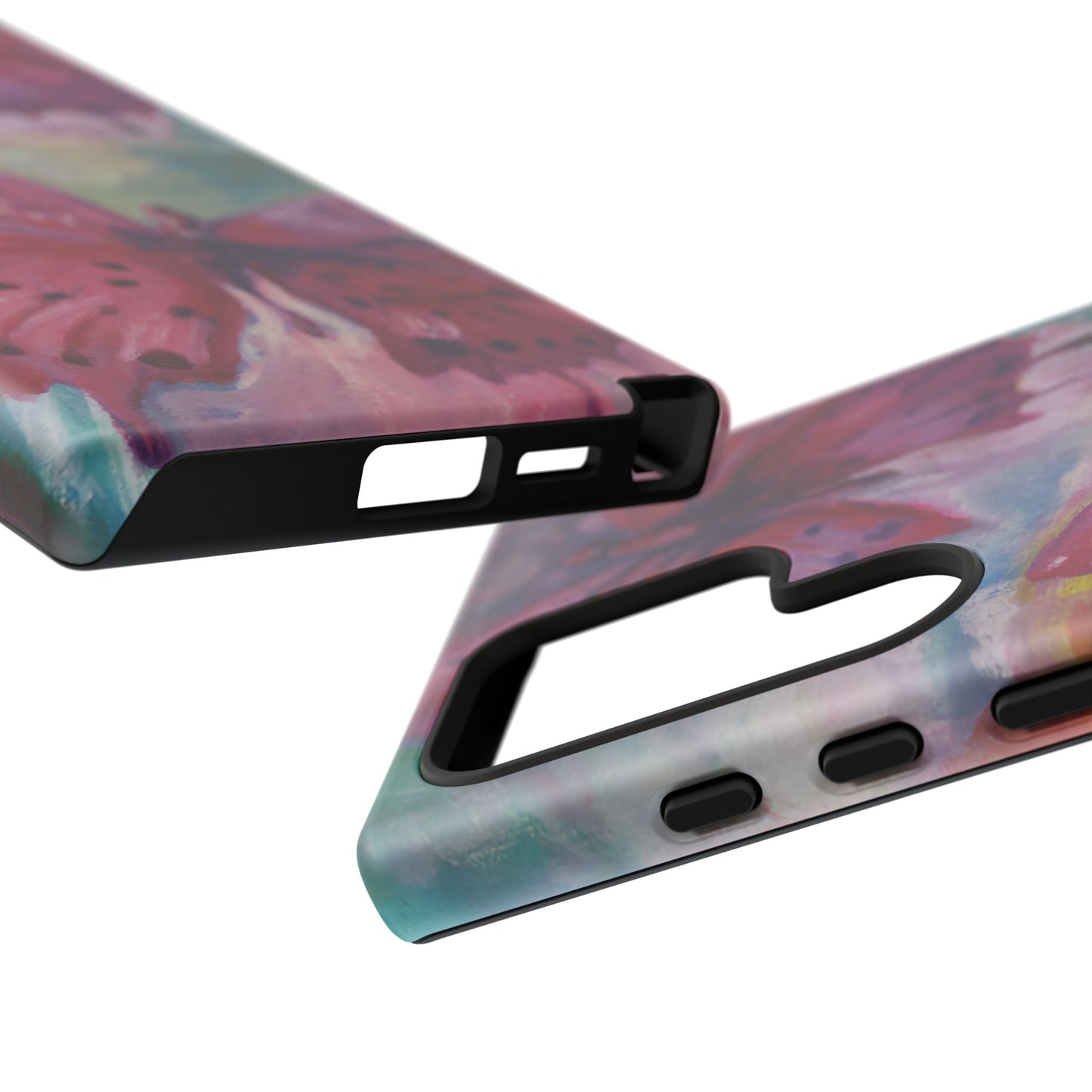 Pink Butterfly Case - Tough Cases, Cute Phone Cover, Nature Lover Gift, Vibrant