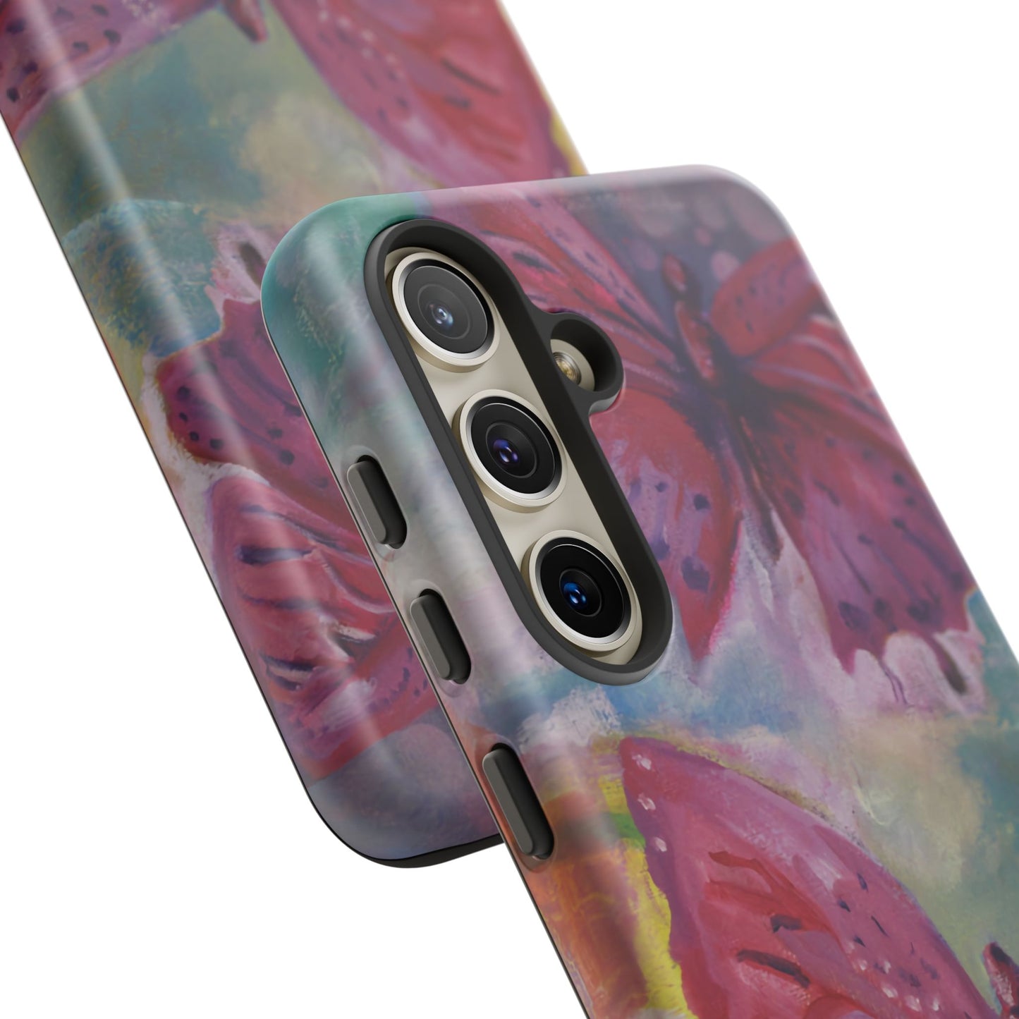 Pink Butterfly Case - Tough Cases, Cute Phone Cover, Nature Lover Gift, Vibrant
