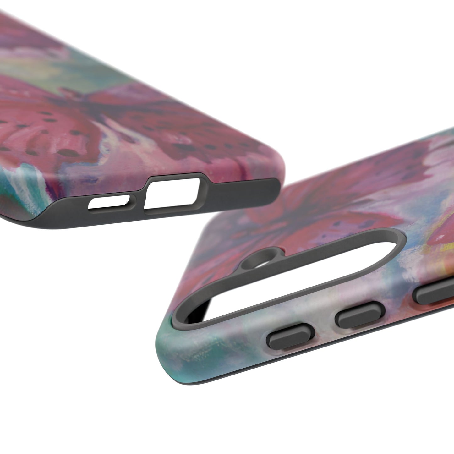 Pink Butterfly Case - Tough Cases, Cute Phone Cover, Nature Lover Gift, Vibrant