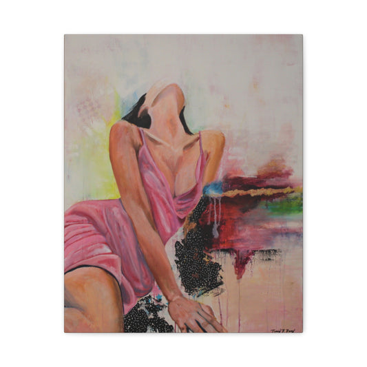 Direction of Creation Print, Elegant Female Portrait, Home Decor, Gift for Art Lovers, Modern Aesthetic, Unique Art Piece