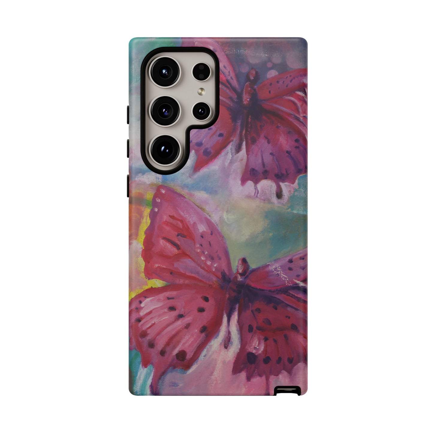 Pink Butterfly Case