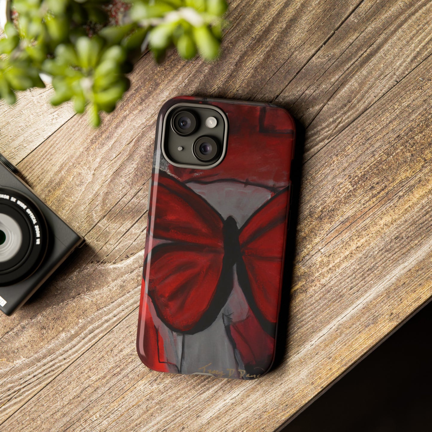 Red Butterfly Phone Case