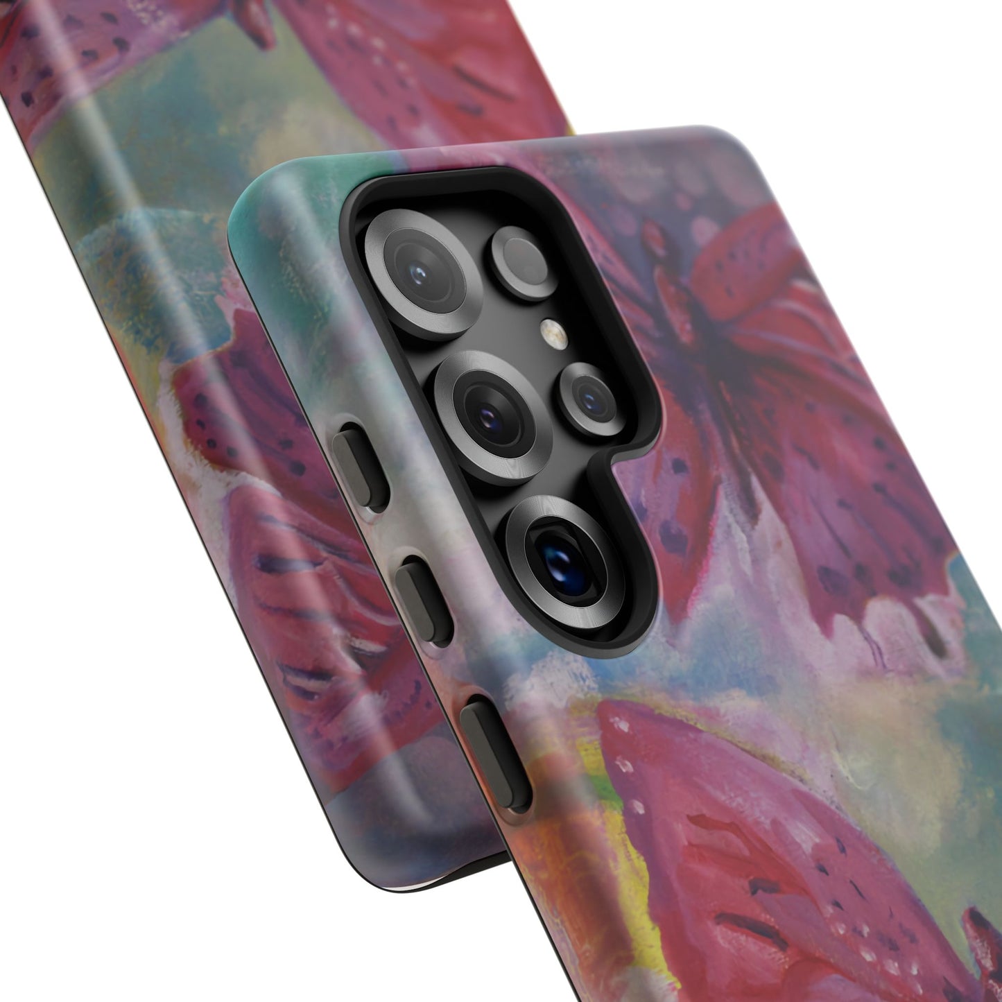 Pink Butterfly Case - Tough Cases, Cute Phone Cover, Nature Lover Gift, Vibrant