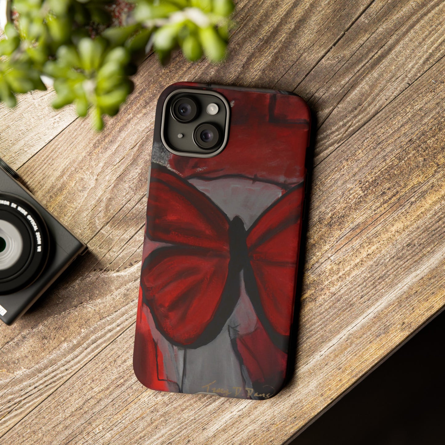 Red Butterfly Phone Case