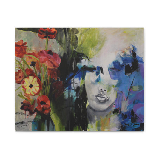 The Colors of Life Print, Home Decor, Floral Painting, Abstract Art for Living Room, Unique Gift Idea, Modern Art