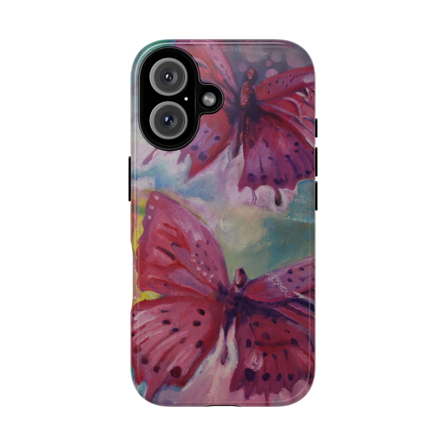 Pink Butterfly Case - Tough Cases, Cute Phone Cover, Nature Lover Gift, Vibrant