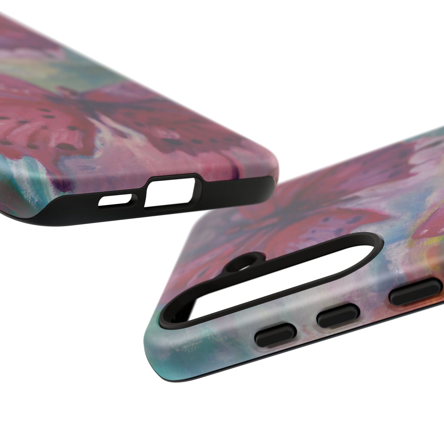 Pink Butterfly Case - Tough Cases, Cute Phone Cover, Nature Lover Gift, Vibrant