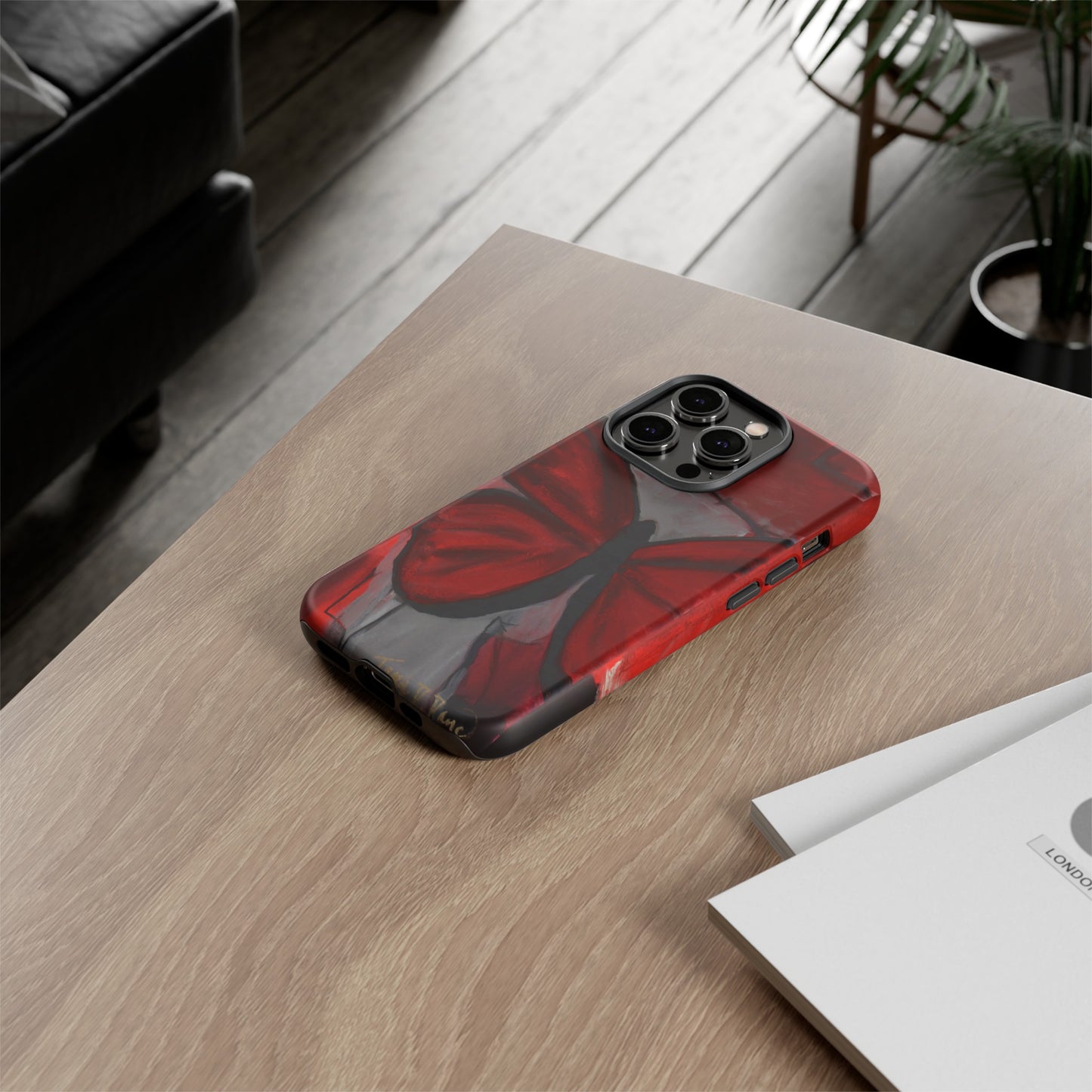 Red Butterfly Phone Case