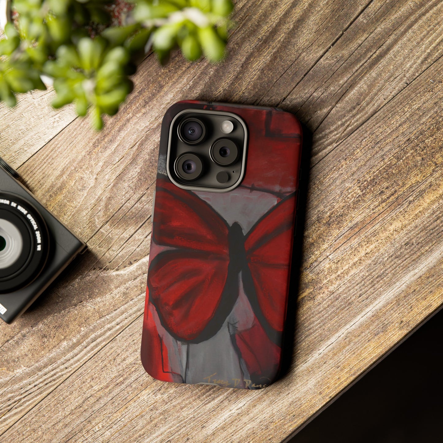 Red Butterfly Phone Case