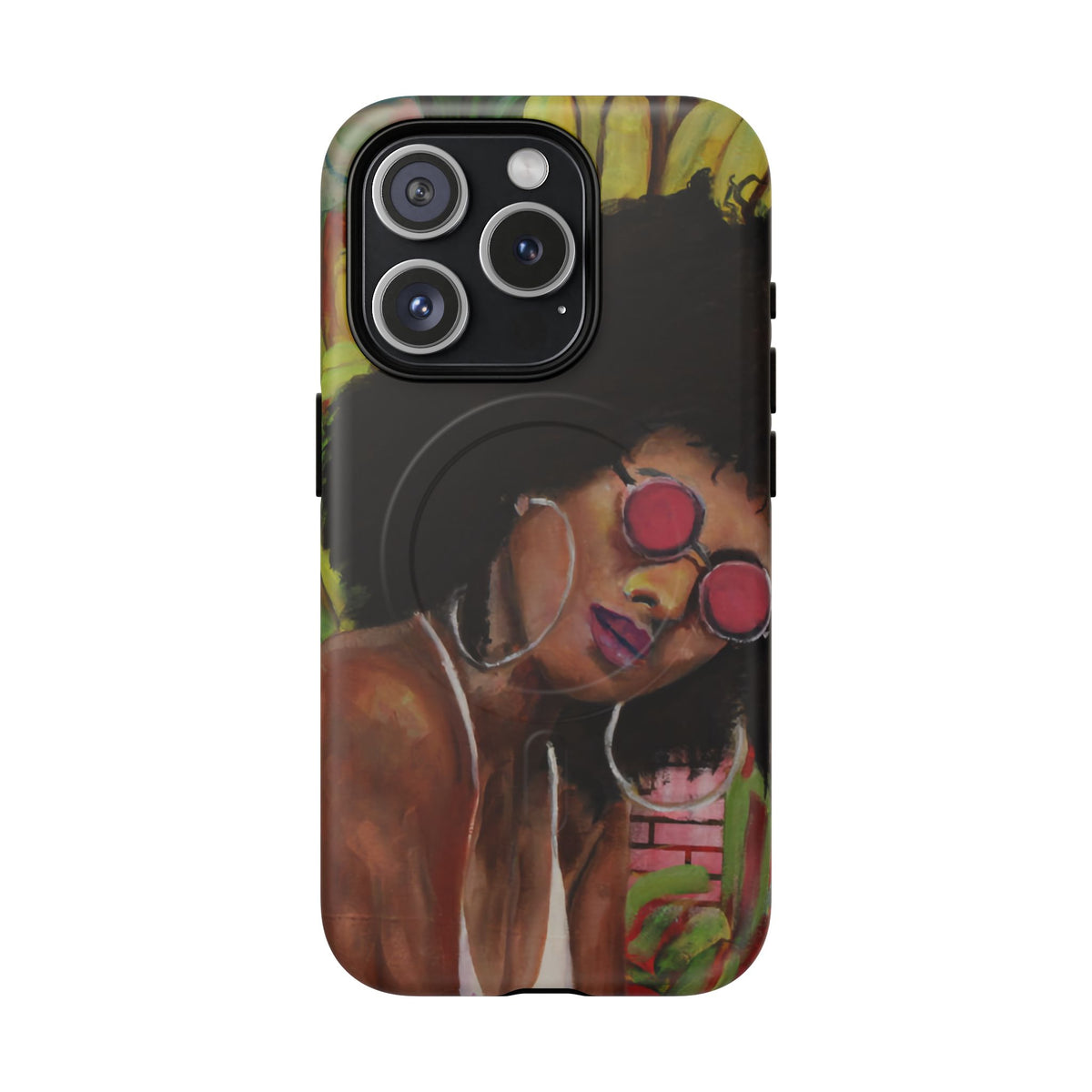 Afro Chic Phone Case — Retro Sunglasses Artwork Tough Magnetic Case