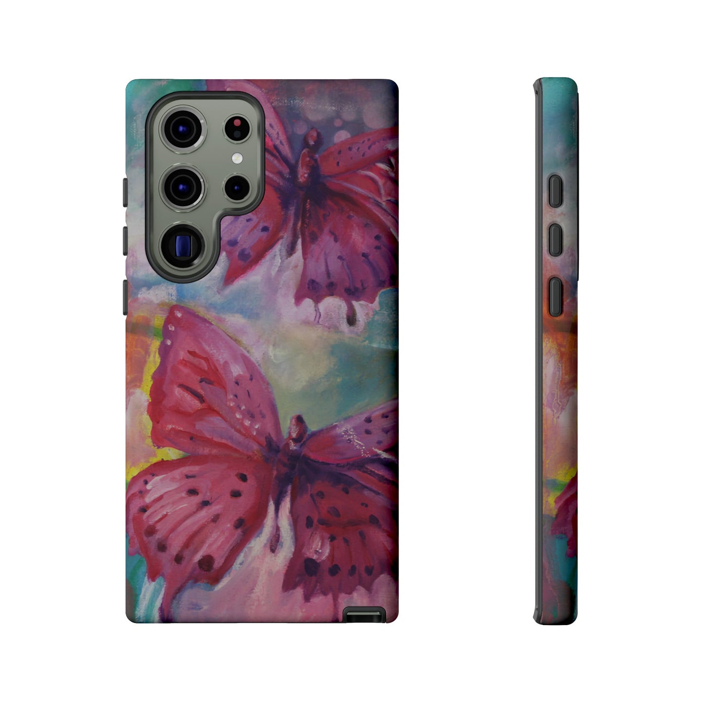 Pink Butterfly Case