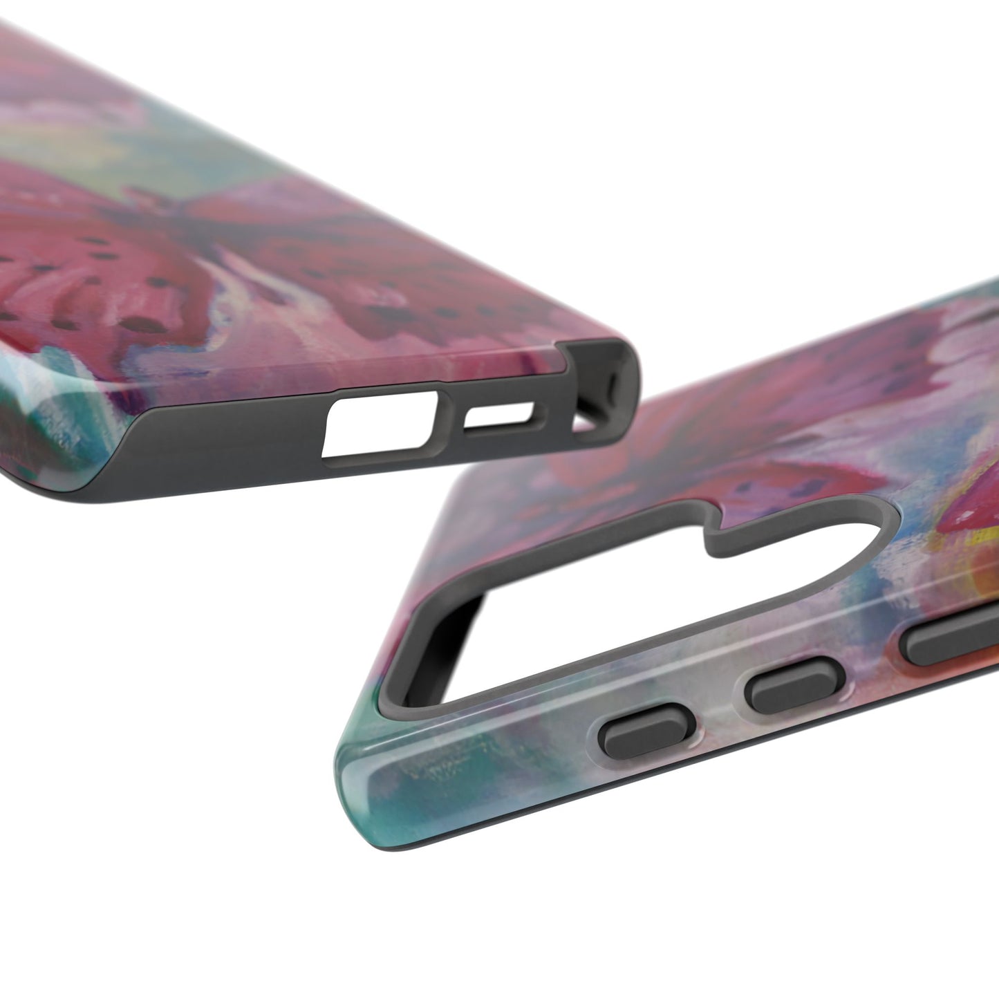 Pink Butterfly Case - Tough Cases, Cute Phone Cover, Nature Lover Gift, Vibrant