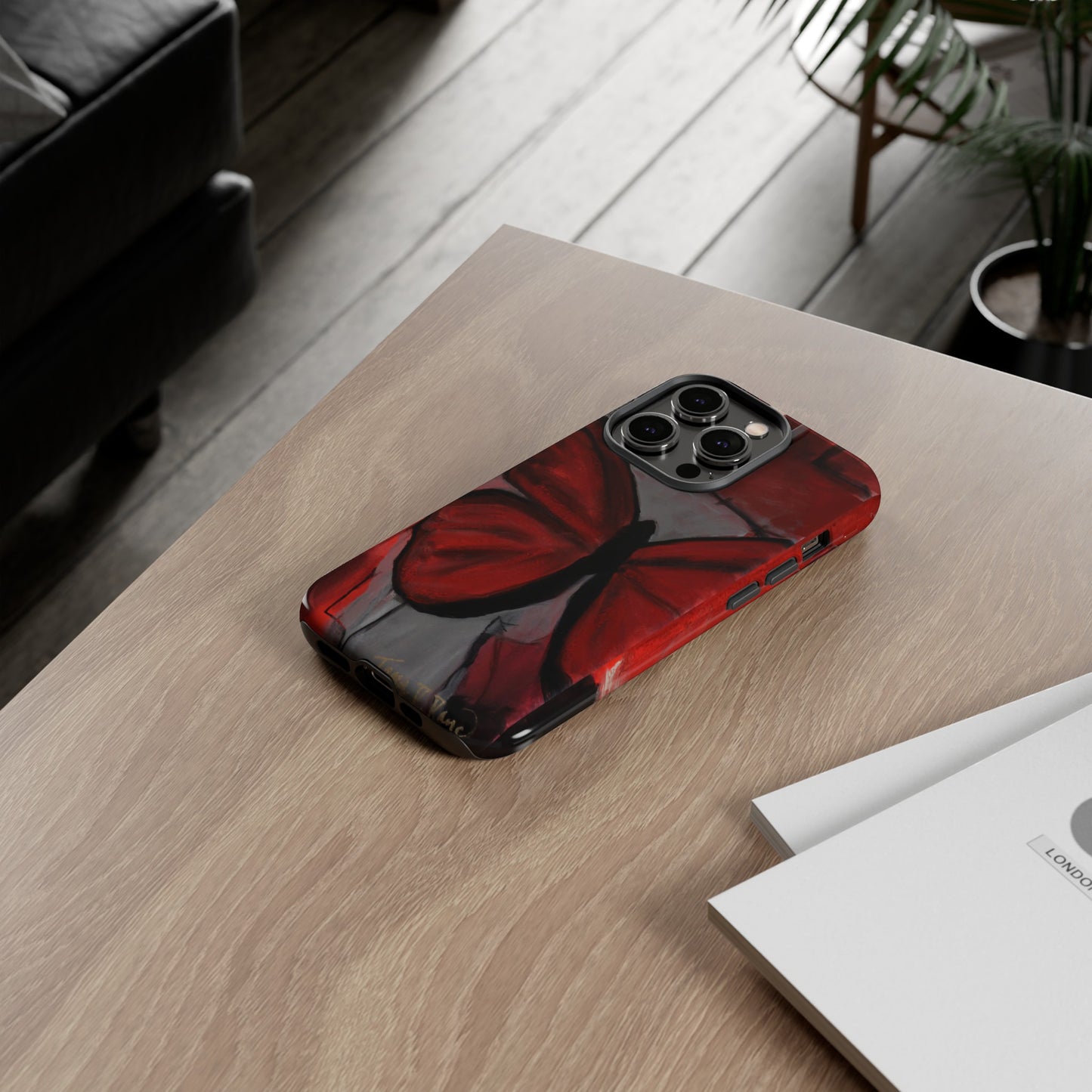 Red Butterfly Phone Case