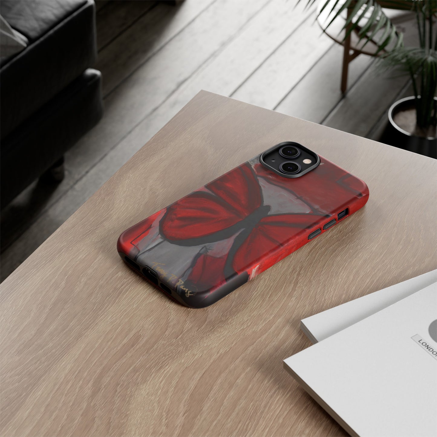 Red Butterfly Phone Case