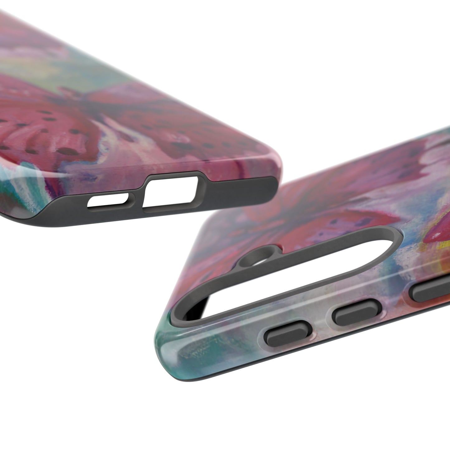 Pink Butterfly Case - Tough Cases, Cute Phone Cover, Nature Lover Gift, Vibrant