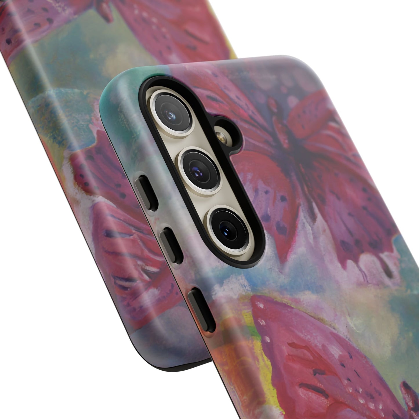 Pink Butterfly Case - Tough Cases, Cute Phone Cover, Nature Lover Gift, Vibrant