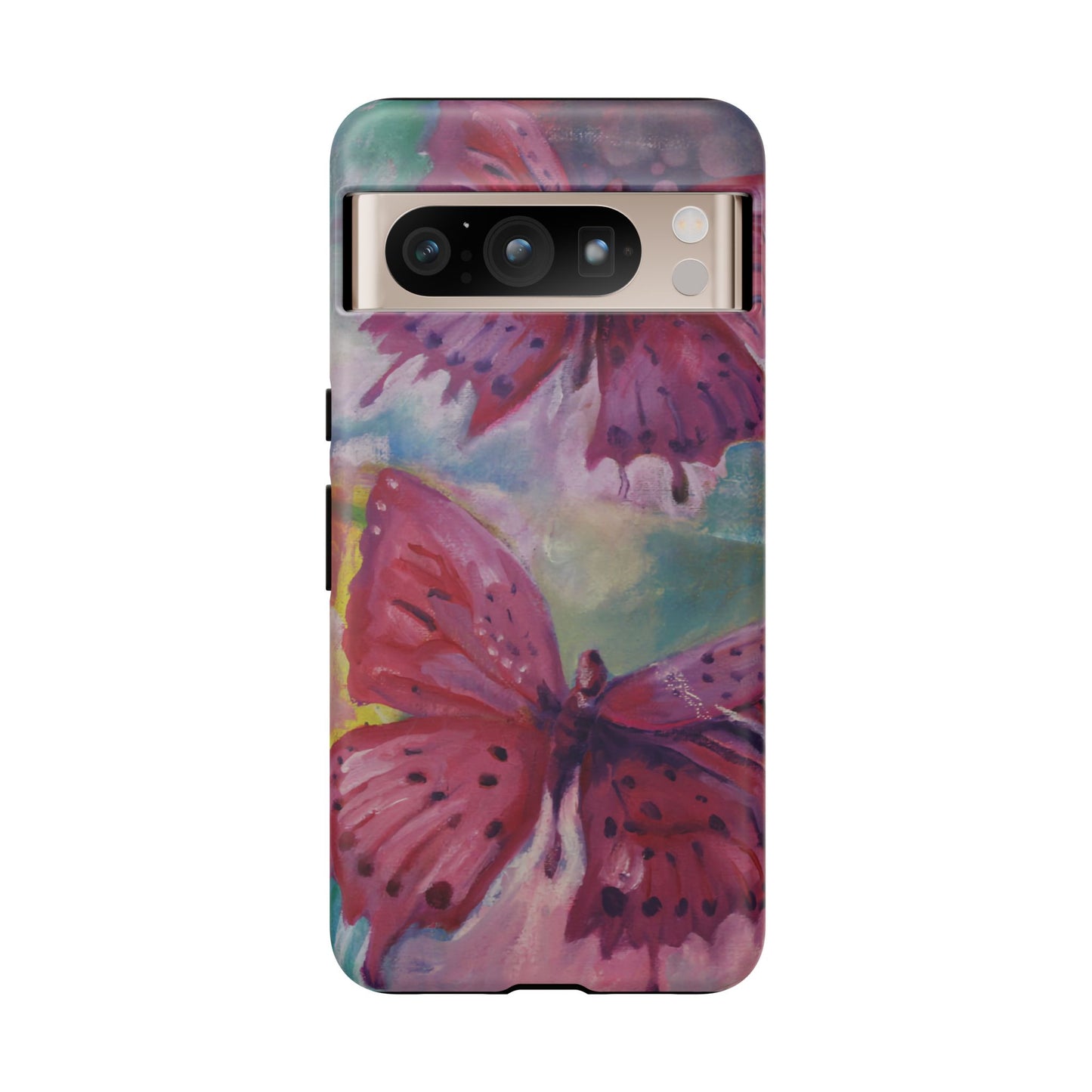 Pink Butterfly Case - Tough Cases, Cute Phone Cover, Nature Lover Gift, Vibrant