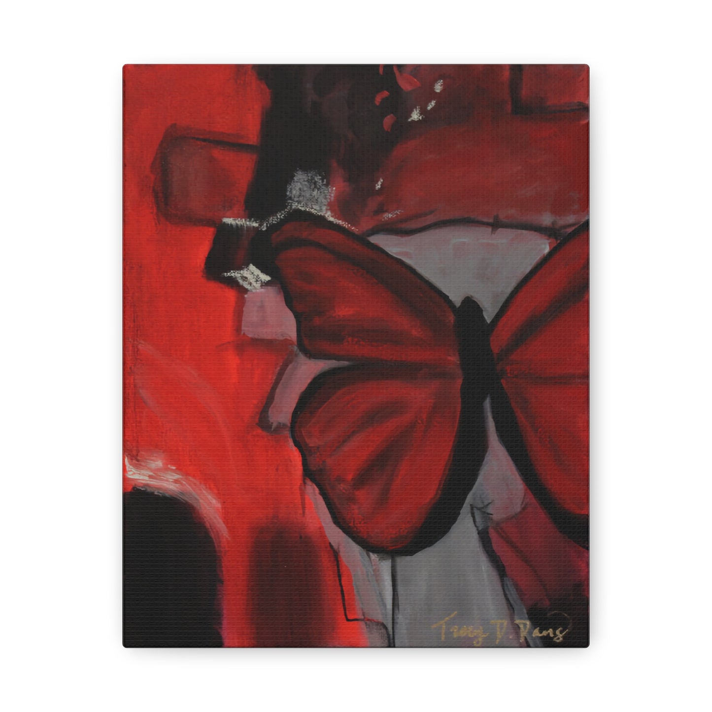 Red Butterfly Wraps Prints