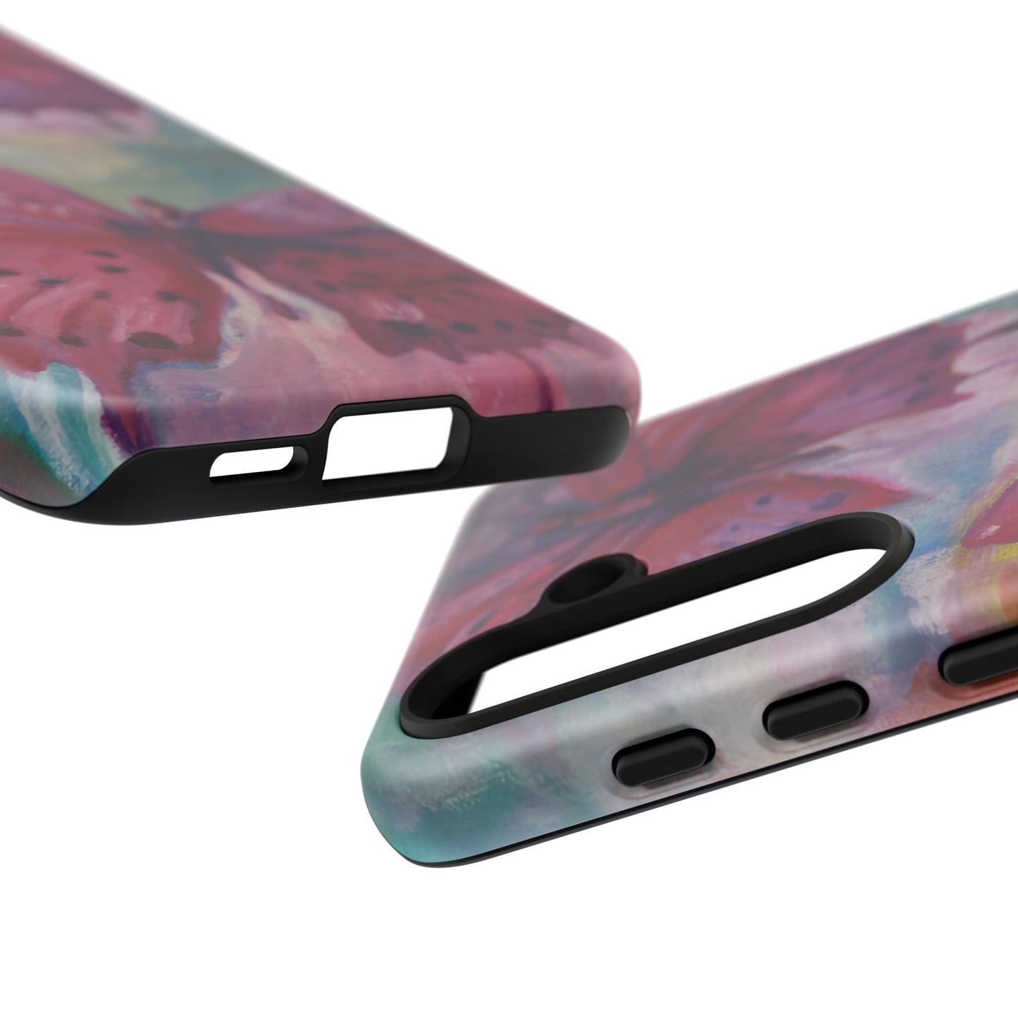 Pink Butterfly Case - Tough Cases, Cute Phone Cover, Nature Lover Gift, Vibrant