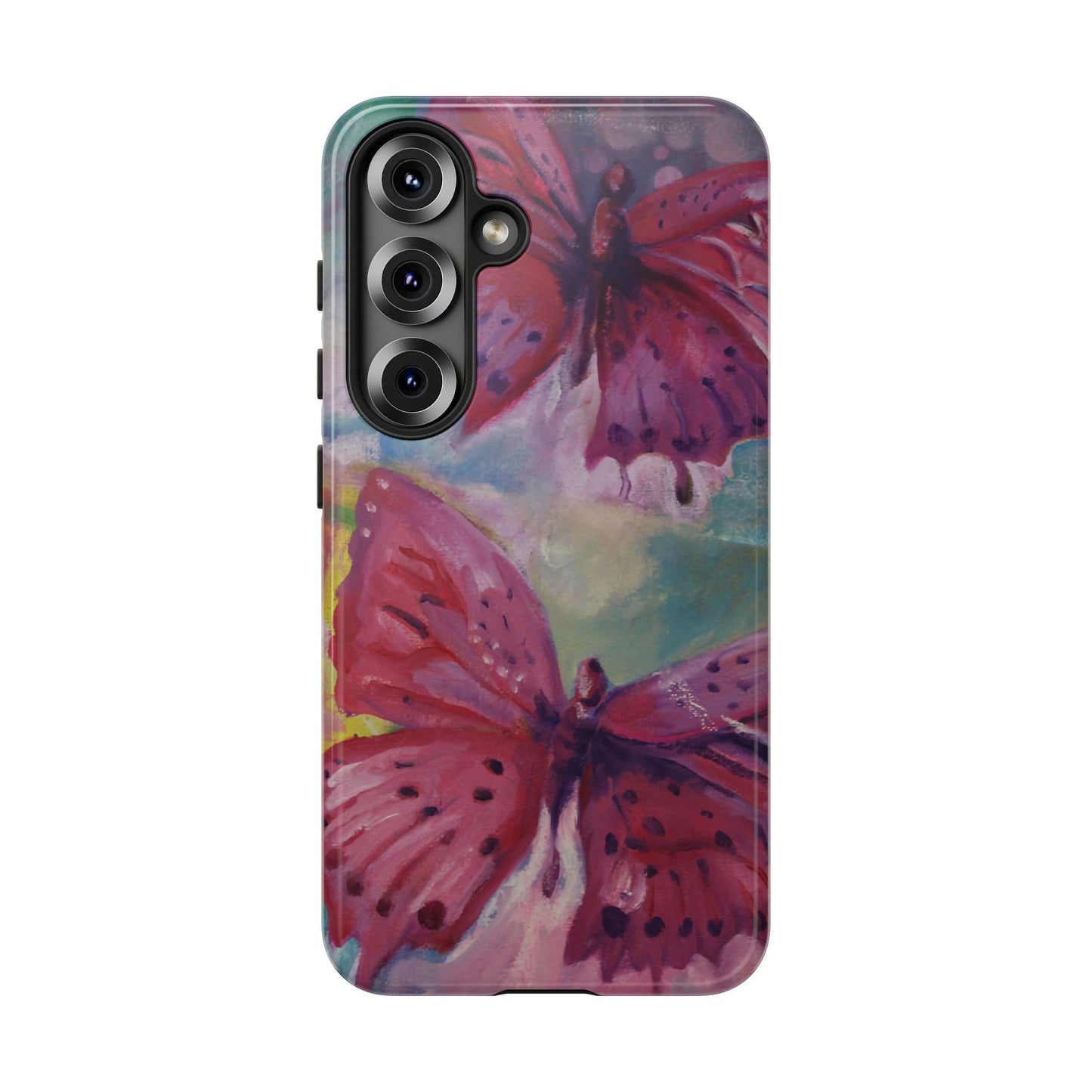Pink Butterfly Case - Tough Cases, Cute Phone Cover, Nature Lover Gift, Vibrant