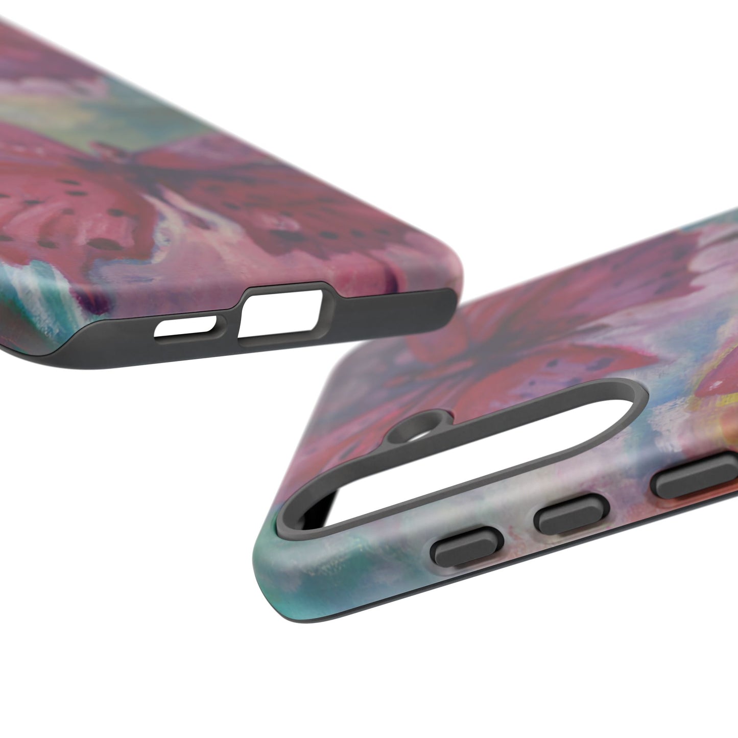 Pink Butterfly Case - Tough Cases, Cute Phone Cover, Nature Lover Gift, Vibrant
