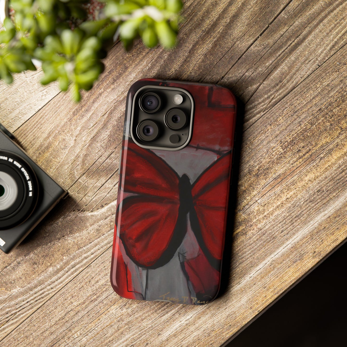 Red Butterfly Phone Case