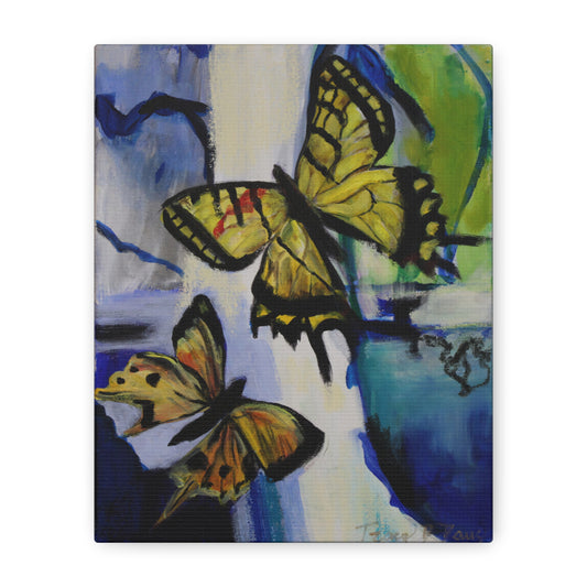 Yellow Butterfly  Print, Wall Decor, Nature Inspired Home Decor, Gift for Butterfly Lovers, Colorful Wall Art, Modern Decor