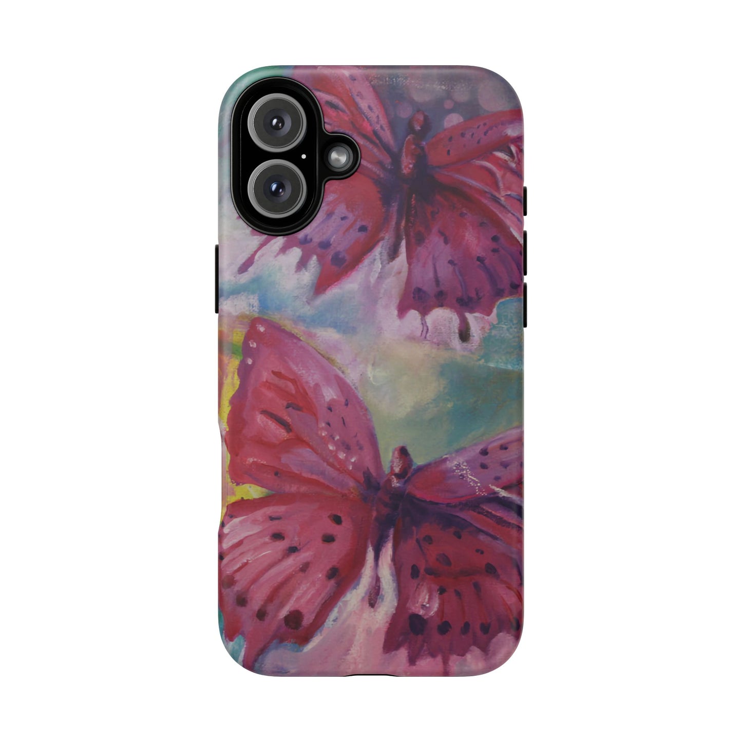 Pink Butterfly Case - Tough Cases, Cute Phone Cover, Nature Lover Gift, Vibrant