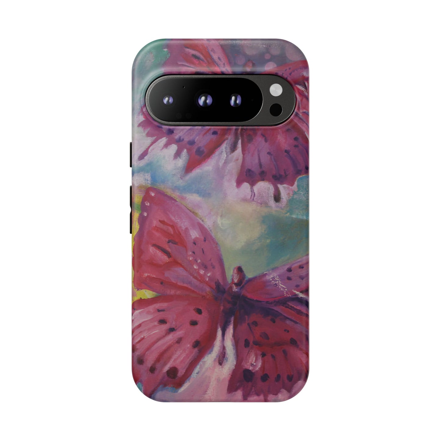 Pink Butterfly Case - Tough Cases, Cute Phone Cover, Nature Lover Gift, Vibrant