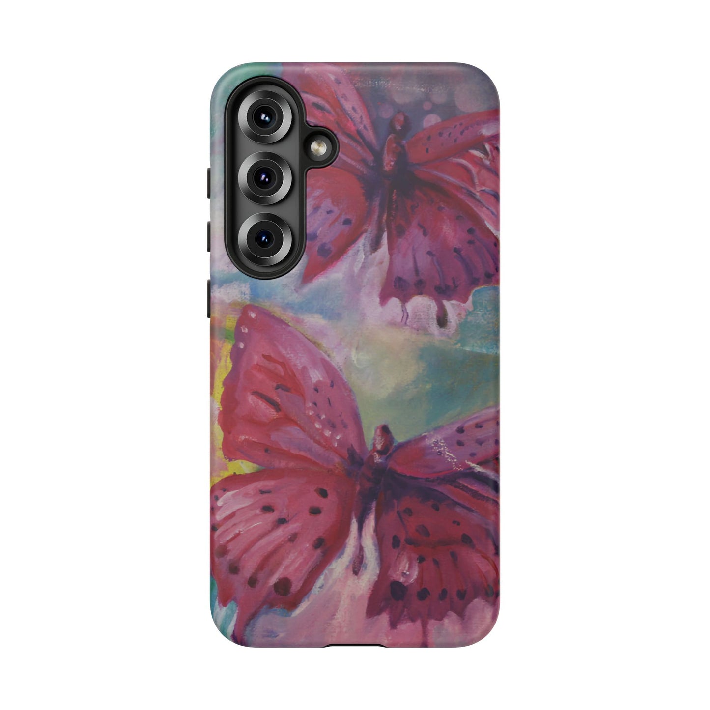 Pink Butterfly Case - Tough Cases, Cute Phone Cover, Nature Lover Gift, Vibrant
